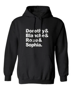 Tv Series The Golden Girls Names - Funny Retro 80's Tv Men's Hooded Sweatshirt - Picture 1 of 8
