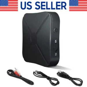 2in1 Bluetooth Transmitter Empfänger Wireless Adapter TV Home Stereo Audio SET - Bild 1 von 12