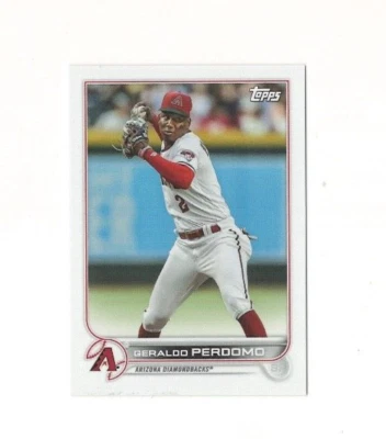 2022 Topps Baseball Mini  ( Update Series ) ~ Geraldo Perdomo ~ US316 ~ Arizona - Image 1 of 2