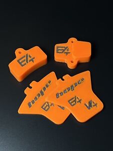 Orange HOPE Technology E4 Kit Piston Travel Service Bleed Block Brake Caliper