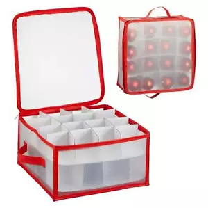 Aufbewahrungsbox für 32 Weihnachtskugeln Weihnachtsdeko Kiste Box Aufbewahrung - Bild 1 von 1