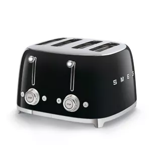 Toaster 4 tranches noir inox 30x33 cm - Imagen 1 de 1