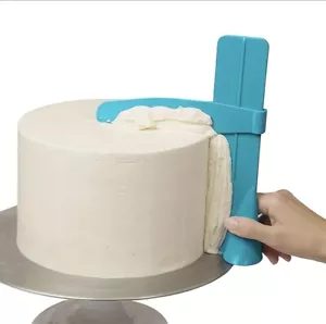 Cake Scraper Smoother Adjustable Fondant Spatulas Cake Smoother Decor Cream New - Picture 1 of 4