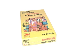 Golden Step Ahead Division Flash Cards 1984 - Picture 1 of 3