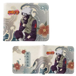 Kakashi Hatake Style A Naruto 4 Zoll Bi Fold Geldbörse (Anime Kreditkarte Brieftasche) - Bild 1 von 2