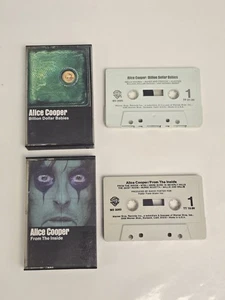 ALICE COOPER Cassette Tapes : BILLION DOLLAR BABIES 1973 / FROM THE INSIDE 1978 - Picture 1 of 7