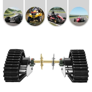 For Go Kart Buggy ATV Snow Sand Snowmobile Gasoline Motor Rear Axle Track Kit - Foto 1 di 19
