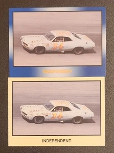 2 CARD LOT OF T.G. RACING MASTERS OF RACING WENDELL SCOTT INDEPENDENT #181 - Picture 1 of 1