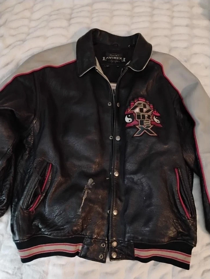 Chaqueta de cuero vintage avirex 3xl Foto 1 de 3