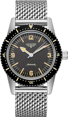 LONGINES Heritage Skin Diver Stainless Steel Automatic Men's Watch L28224569 - Image 1 of 4