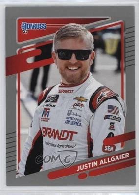 2022 Panini Donruss NASCAR Silver Justin Allgaier #103 - Image 1 of 2