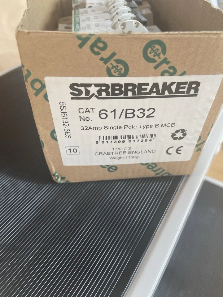 Crabtree Starbreaker 6ka MCB 32 Amp Type B
