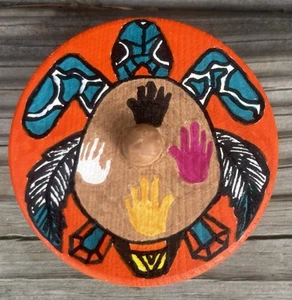 Native American Sea Turtle Medicine Box - Picture 1 of 5
