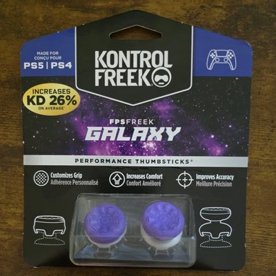 Galaxy Kontrol Freek FPS Performance Thumbsticks PlayStation 5 Purple PS5 PS4 - Image 1 of 2