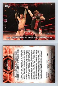 Chris Jericho Wins #10 WWE Road To Wrestlemania 2018 Topps Trading Card - Picture 1 of 1