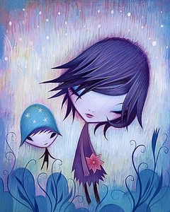 IMPRESIÓN ARTÍSTICA DE FANTASÍA Happy I Met You Jeremiah Ketner - Imagen 1 de 1