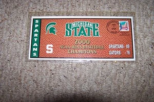 MSU NCAA Men's Basketball Champions 2000 Commemorative Envelope Michigan State - Picture 1 of 2
