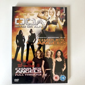 Triple DVD Dead Or Alive (DOA) Charlie's Angels Charlie's Angels Full Throttle - Picture 1 of 8