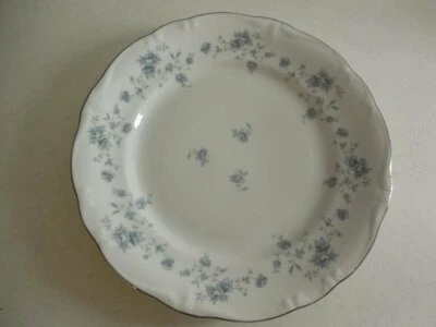 Juego de 2 platos de cena JOHANN HAVILAND Alemania 10 pulgadas flores guirnalda azul Foto 1 de 2