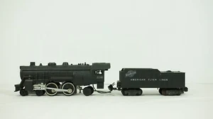 American Flyer S Gauge 4-4-2 Steam Engine # 21160 & Tender No Box Tested B9 - Picture 1 of 12