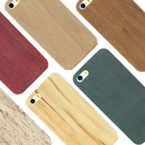 Ochrona Etui na telefon komórkowy do Apple iPhone 5 6 7 8 SE Case Cover Wygląd drewna Etui Pokrowiec - Zdjęcie 1 z 19