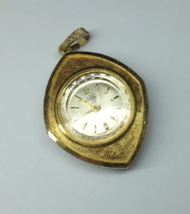 Vintage BULER Anhängeruhr - FUNKTIONIERT - mechanisches Uhrwerk - Bild 1 von 4
