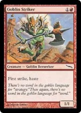 Goblin Striker x4 NM  Magic The Gathering  MTG Mirrodin, # 94