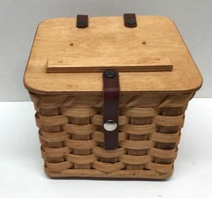 Amish Wood Recipe Box with Recipe Cards Handmade by Jacob Sarah Yoder - Picture 1 of 10