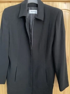 Windsmoor Jacket Size 10 Black Lined - Picture 1 of 5