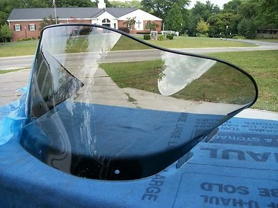 POLARIS New OEM XCR 800 GEN II 2 MID 12" SMOKED TINTED FLARED WINDSHIELD 5434251 - Image 1 of 4