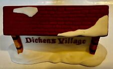 Dept 56  #65692 DICKENS VILLAGE ROOFED SIGN 1987 ~ Retired 1993 ~ Add To Village