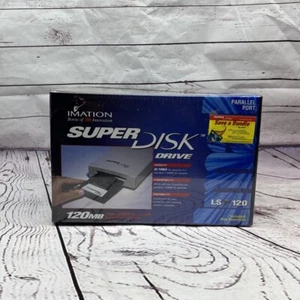 Lecteur SuperDisk Matasushita LKM-F934-1 1999 Japon Imation Super Disk 120 Neuf dans son emballage - Photo 1/3