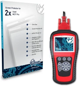 Bruni 2x Lámina Protectora para Autel MOT Pro Película Protectora - Imagen 1 de 3