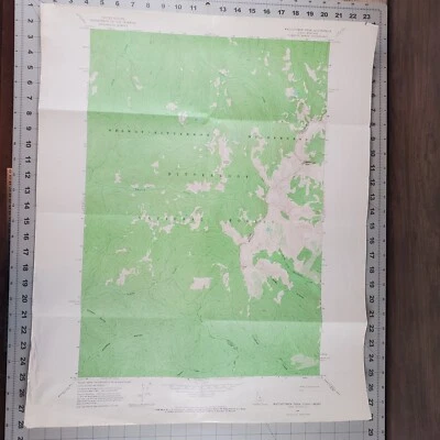 Watchtower Peak Quadrangle Idaho MT 1966 USGS Topographic Map 7.5 Minute Series - Image 1 of 4