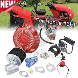 For Honda GX340 GX390 13HP Recoil Carburetor Ignition Coil Spark Plug Air Filter - Picture 1 of 12
