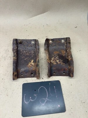 1980 1996 80-96 Ford F150 F250 F350 TRANSMISSION CROSSMEMBER GUSSETS BRACES 1986 - Image 1 of 4