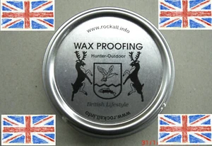 Wachs Baumwolle Verband Reproof Kleidung Hüte 40g Hunter-Outdoor *GÜNSTIGSTE* - Bild 1 von 4