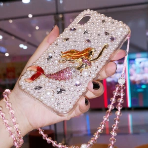 NEW Fancy Bling Glitter Handmade Diamonds Crystals Girly Cover for Oneplus Case - Picture 1 of 16