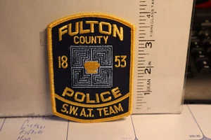 police patch FULTON COUNTY POLICE GEORGIA SWAT TEAM - Picture 1 of 1