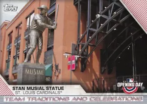 Lot of (10) 2020 Topps Opening Day STAN MUSIAL STATUE Traditions TTC-5 Cardinals - Bild 1 von 1