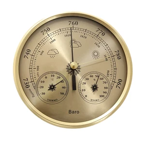 Barometer Thermometer Hygrometer Weather Station Pressure Gauge,Temperature Humi - Picture 1 of 7