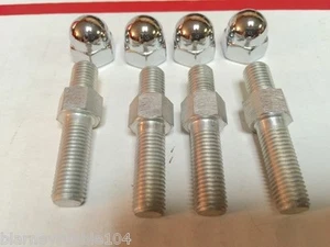 Harley Panhead 49-59 Riser Stud & Acorn Nut Kit 49-59 FL FLH 56167-49 Servicar - Picture 1 of 4