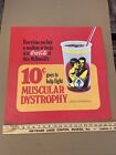 1979 McDonald’s Point Of Purchase Translite sign Coca-Cola Muscular Dystrophy MD