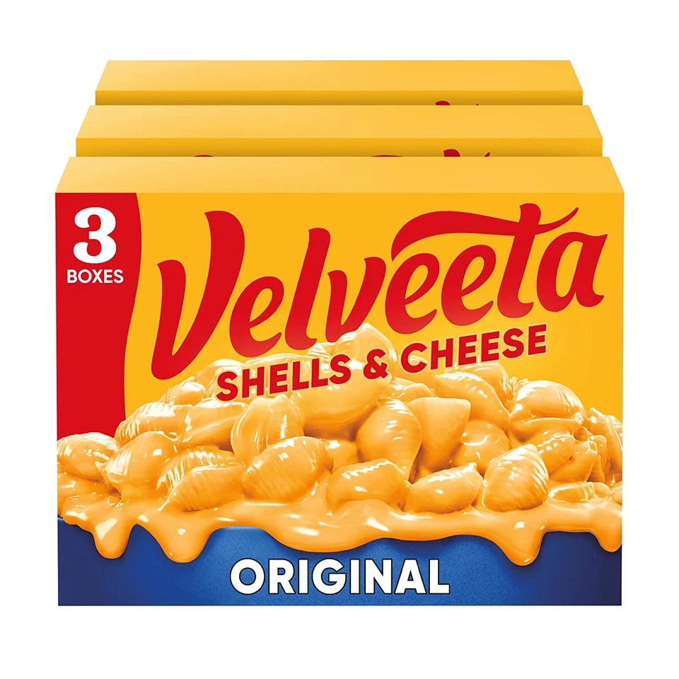 Velveeta Shells & Cheese Original Shell Pasta & Cheese Salsa, Paquete de 3 quilates, 12 oz B Foto 1 de 4
