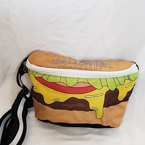Hollister Cheeseburger Belt Pack Fanny Pack Zipper Pouch Adjustable Waist Strap