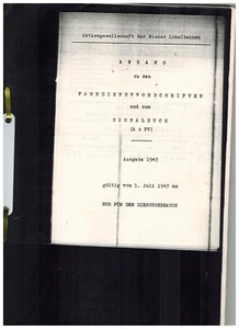 Wr.Lokalbahnen,Anhang z.Fahrdienstvorschriften, u.Signalbuch,1943,Kopien - Bild 1 von 1