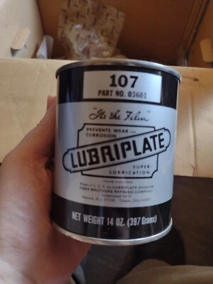 14 OZ. Lata COMPLETA Lubriplate 107 Parte No. Grasa súper lubricante 03601 Foto 1 de 4