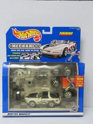 1997 Hot Wheels Mechanix Set White Firebird X Tool Transform Custom - Image 1 of 4
