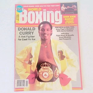 WORLD BOXING MAGAZINE JUNE 1985 DONALD CURRY COVER - Picture 1 of 10