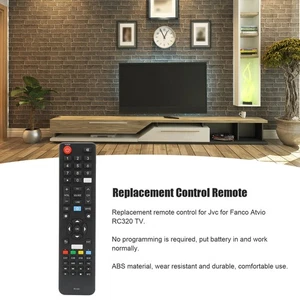RC320 TV Replacement Remote Control Household Handheld TV Remote For Jvc For NEW - Bild 1 von 22